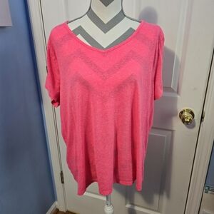 RBX Light Workout Shirt Neon Pink Size 2X